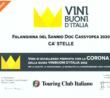 Vini Buoni d’Italia 2022 – CORONA di VINI BUONI – Falanghina del Sannio DOP Cassyopea 2020